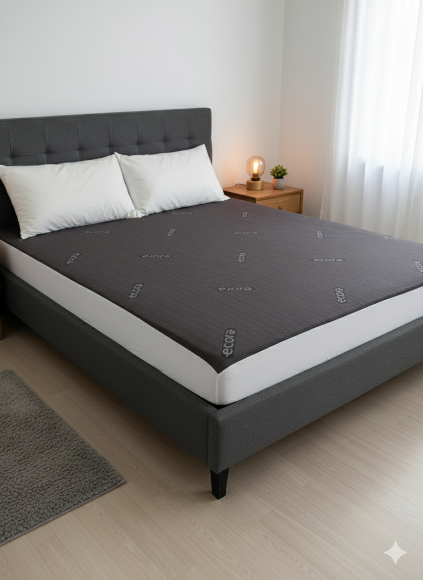 Ecora 100% Waterproof Fitted Mattress Protector – Suitable for All Beds
