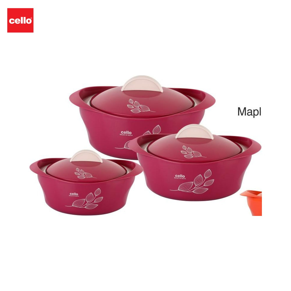 Cello Maple Casserole Gift Set (500ml, 1000ml, 1500ml)